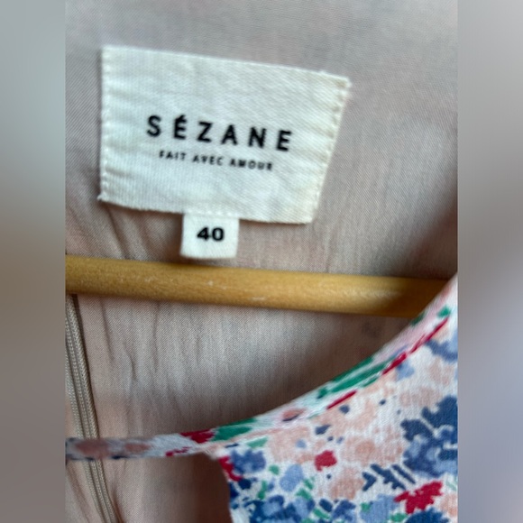 🇫🇷 Rare Sézane Victorie Midi Bohemian Dress - Picture 9 of 11